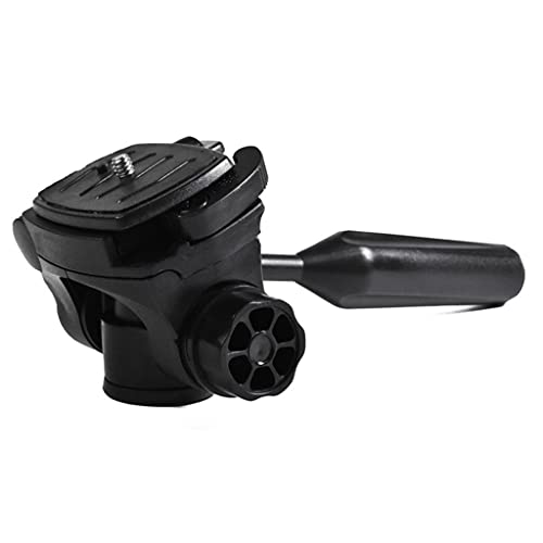 Stativ Pan für Kopfdrehung 90° Neigung 3-dimensionales Stativ für Kopfhalterung mit 3/8 Zoll Gewinde 1/4 Zoll Schraube für Stativ Einbeinstativ Stativ Pan für Kopfdrehung 90° Neigung 3-dimensionales Stativ für Kopfhalterung mit 3/8 Zoll Gewinde 1/4 Zoll Schraube für Stativ Einbeinstativ von CQEAZ