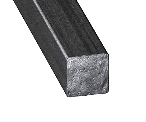 Quadratischer Stahl, laminiert, 12 x 12 mm, 1 m von CQFD