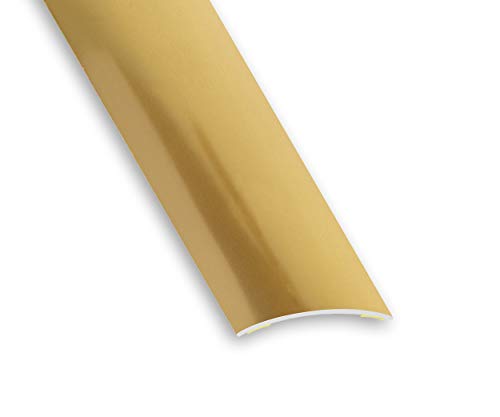 Schwellenleiste, selbstklebend, Stahl, Messingplatte, 30/83 cm von CQFD