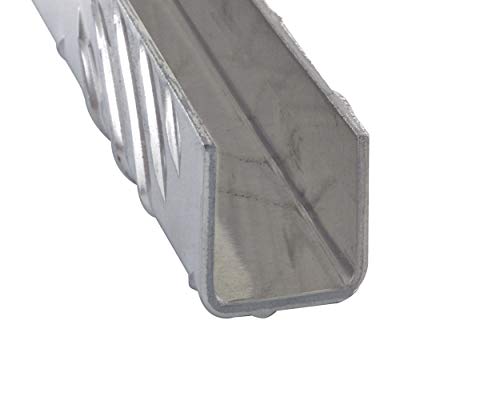 Stufen-Nase, eloxiertes Aluminium, farblos, 25 x 5 – 2 m von CQFD