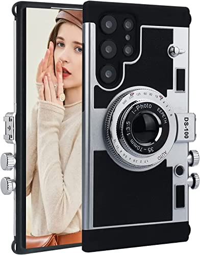 CQUUKOI Emily in Paris Handyhülle für Samsung Galaxy S23 Ultra, süße 3D-Vintage Kamera Handyhülle mit Lanyard Schultergurt Einzigartige Coole Silikon PC Hülle für Mädchen Frauen (Galaxy S23 Ultra) CQUUKOI Emily in Paris Handyhülle für Samsung Galaxy S23 Ultra, süße 3D-Vintage Kamera Handyhülle mit Lanyard Schultergurt Einzigartige Coole Silikon PC Hülle für Mädchen Frauen (Galaxy S23 Ultra) von CQUUKOI