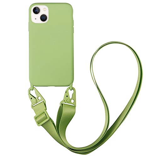 CQUUKOI Kompatibel mit iPhone 12 Mini, Crossbody-Handyhülle mit Umhängeband, niedlich, weiche Silikonhülle mit verstellbarem Schultergurt, stoßfest, kompatibel mit Frauen und Mädchen, Grün CQUUKOI Kompatibel mit iPhone 12 Mini, Crossbody-Handyhülle mit Umhängeband, niedlich, weiche Silikonhülle mit verstellbarem Schultergurt, stoßfest, kompatibel mit Frauen und Mädchen, Grün von CQUUKOI