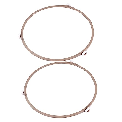 CRAFTHROU 2st Paletten Walzen Halterung Rundes Tablett Serviertablett Rund Walze Für Mikrowellenplatten Mikrowellen-tablett-ring Walzenringe Für Mikrowellen Ofenrad Ringe Plastik Brown CRAFTHROU 2st Paletten Walzen Halterung Rundes Tablett Serviertablett Rund Walze Für Mikrowellenplatten Mikrowellen-tablett-ring Walzenringe Für Mikrowellen Ofenrad Ringe Plastik Brown von CRAFTHROU