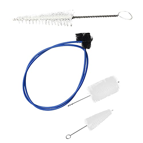 CRAKES 2Pcs Mundstück Reinigungsbürste für Posaune Trompete Waldhorn mit 3Pcs Trompete Wartung Reinigung Pflege Kit von CRAKES