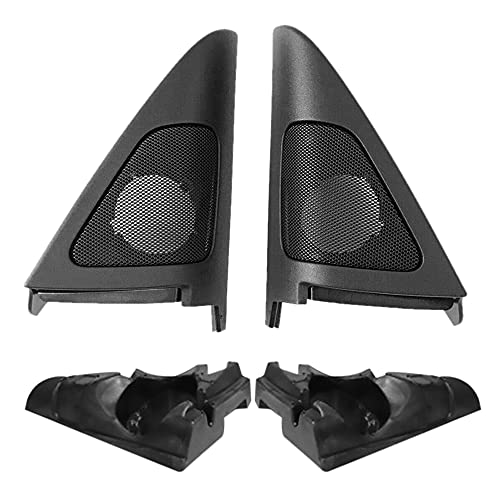CRAKES Set Auto Vorder TüR Lautsprecher Audio Abdeckung Horn HochtöNer Lautsprecher Abdeckung Verkleidung mit Schaum für 3Er E92 E93 2006-2013 von CRAKES