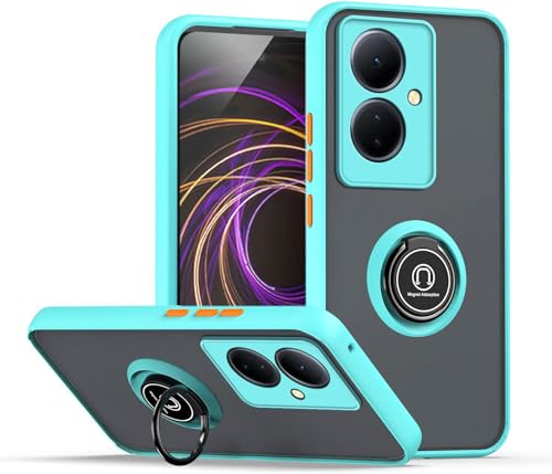 CRAVEN Hülle für vivo V29 Lite 5G Handyhülle mit 360° Ring Halter Stoßfest Schutzhülle Case Magnetic Magnetisch Autohalterung Dünn Weicher Silikon Bumper Cover, Himmelblau CRAVEN Hülle für vivo V29 Lite 5G Handyhülle mit 360° Ring Halter Stoßfest Schutzhülle Case Magnetic Magnetisch Autohalterung Dünn Weicher Silikon Bumper Cover, Himmelblau von CRAVEN