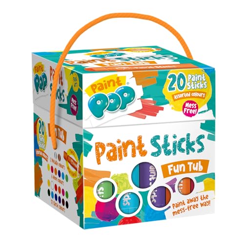 CRAZY POP - Bleistifte für verschiedene Oberflächen – ideal zum Ausmalen, Dekorieren und Personalisieren – schnell trocknend – fleckenfrei – leicht zu greifen – leicht zu reinigen – Box mit 20 Stiften von CRAZY POP