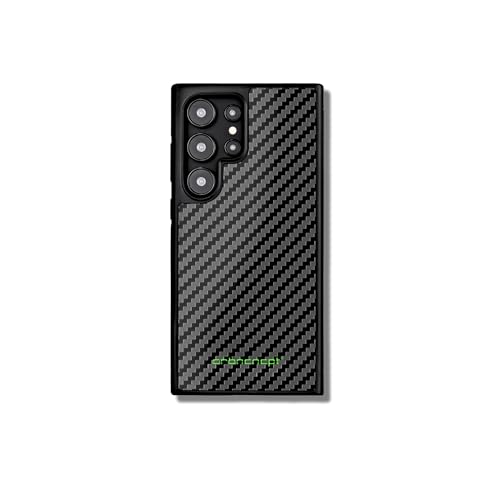 CRBNCNCPT® Carbon Fiber Samsung Galaxy S23 S24 Ultra Plus Case - Schutzhülle - Handyhülle | Kompatibel mit Magnet | Hardcover - Cover - Schwarz - Herren (Samsung Galaxy S23) von CRBNCNCPT