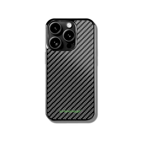 CRBNCNCPT® Carbon Fiber iPhone 13 14 15 Schutzhülle - Case | Hülle Magnettisch | Hardcover - Cover - Schwarz - Herren | Mini - Pro - Pro Max (iPhone 15 Pro Max) von CRBNCNCPT
