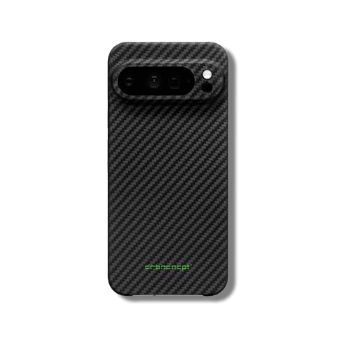 CRBNCNCPT® Hybrid Carbon x Aramid (Kevlar) Google Pixel 9 Pro XL Case - Schutzhülle - Handyhülle | Kompatibel mit Magnet | Hardcover - Cover - Schwarz - Herren (Google Pixel 9 Pro) von CRBNCNCPT
