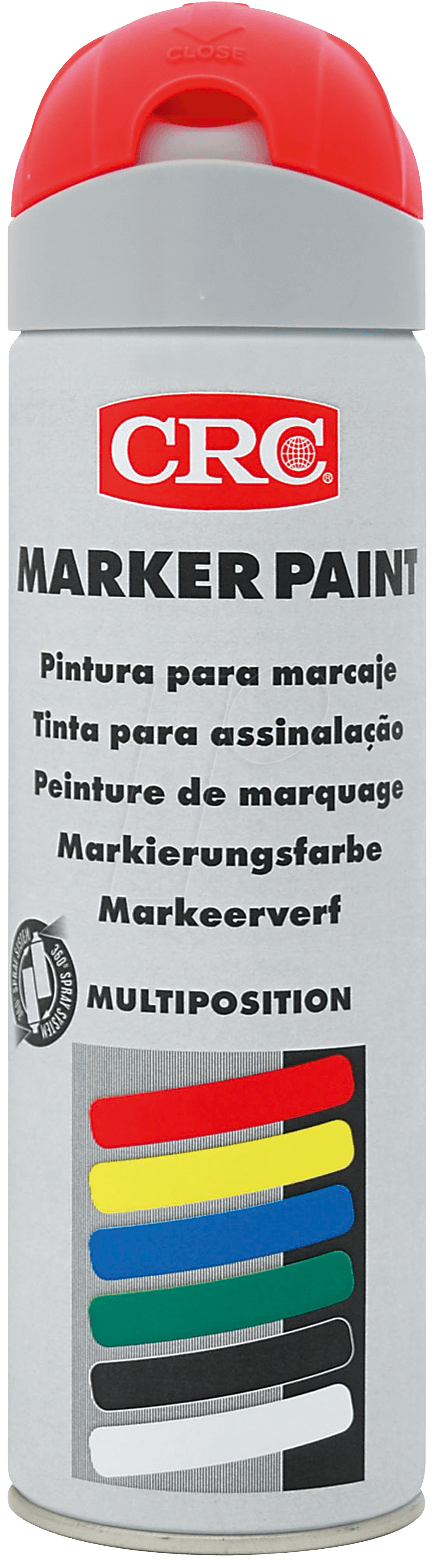 KONTAKT 03101 - Markierfarbe, Marker Paint, 500 ml, Spraydose, rot von CRC-KONTAKTCHEMIE