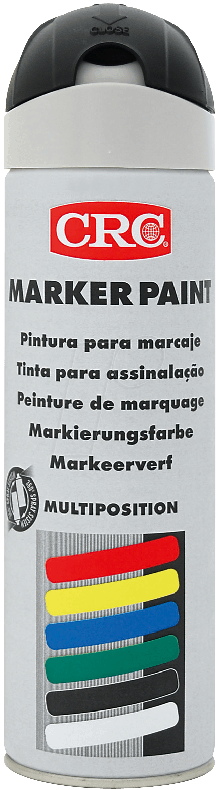 KONTAKT 03107 - Markierfarbe, Marker Paint, 500 ml, Spraydose, schwarz von CRC-KONTAKTCHEMIE