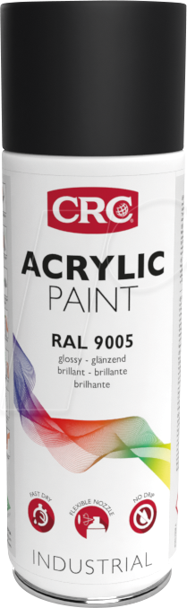 KONTAKT 31062-AA - ACRYLIC PAINT 9005 Tiefschwarz Seidenmatt von CRC-KONTAKTCHEMIE