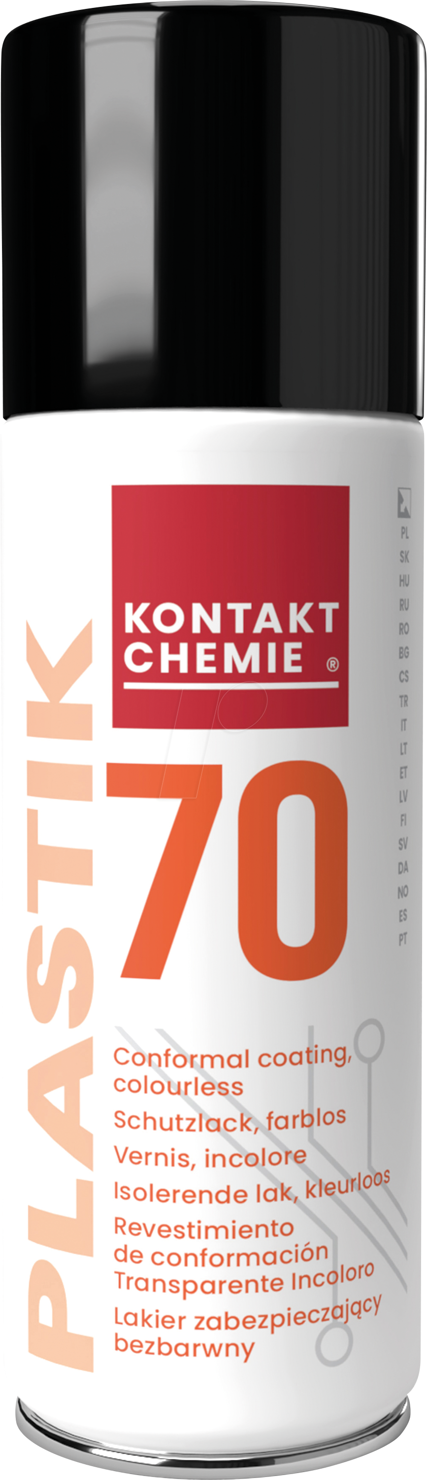 KONTAKT 74309-AH - Korrosionsschutzlack, Plastik 70, 200 ml, Isolierlack von CRC-KONTAKTCHEMIE