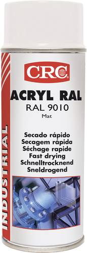 CRC 31066-AA Acryllack Weiß (matt) RAL-Farbcode 9010 400ml von CRC