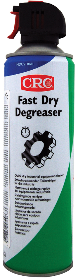 CRC FAST DRY DEGREASER Teilereiniger, 500 ml Spraydose von CRC