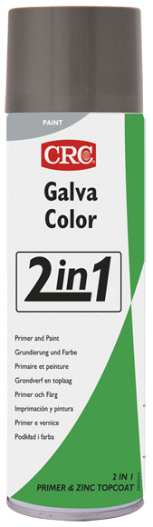 CRC GALVACOLOR 2in1 Schutzlack, schwarz, 500 ml Spraydose von CRC