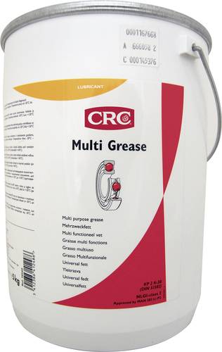 CRC MULTI GREASE Mehrzweckfett KP2 K-30 für Wälz- und Gleitlager 5kg von CRC