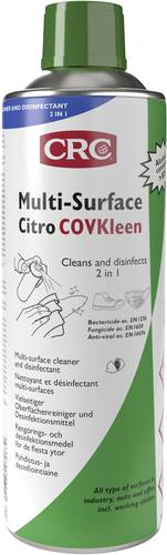 CRC Multi-Surface Citro COVKleen Reiniger und Desinfektionsmittel 2 in 1 33342-AA 500ml CRC Multi-Surface Citro COVKleen Reiniger und Desinfektionsmittel 2 in 1 33342-AA 500ml von CRC
