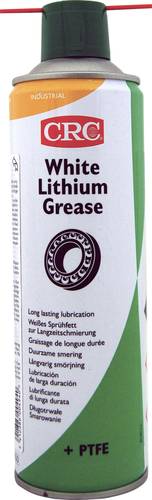 CRC WHITE LITHIUM GREASE Weißes Sprühfett mit PTFE 500ml von CRC
