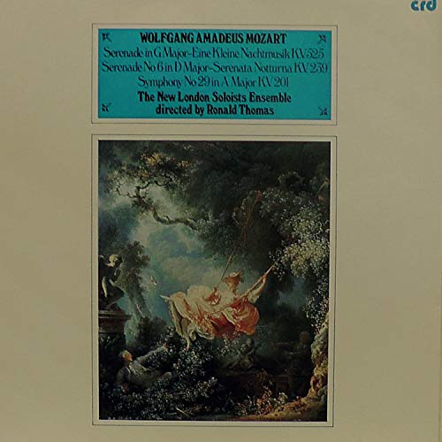 Mozart: Serenade in G Major, Serenade No. 6 in D Major & Symphony No. 29 in A Major [Vinyl LP] von CRD Records