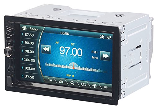 Creasono Doppeldinradio: 2-DIN-MP3-Autoradio mit Touchdisplay, Bluetooth, Freisprecher, 4X 45 W (Autoradio Doppel DIN, Android Radio, Kfz Freisprechanlagen) von CREASONO