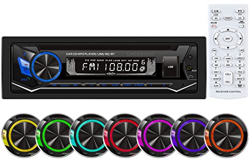Creasono Autoradios: MP3-Autoradio, CD, Bluetooth, Freisprechfunktion, USB, SD, 4x45W (Autoradio mit CD Player, CD Radio Auto, Kfz Freisprechanlagen) von CREASONO