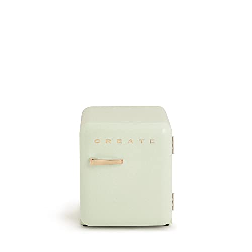 CREATE / RETRO FRIDGE 50 GOLD/Kühlschrank in Pastellgrün, Griff Gold / 85W, Minibar, eine Regalfläche, Retro-Design, 50cm, zwei Ablagen, 48L Fassungsvermögen, energiesparend, 50x44x49,8cm CREATE / RETRO FRIDGE 50 GOLD/Kühlschrank in Pastellgrün, Griff Gold / 85W, Minibar, eine Regalfläche, Retro-Design, 50cm, zwei Ablagen, 48L Fassungsvermögen, energiesparend, 50x44x49,8cm von CREATE