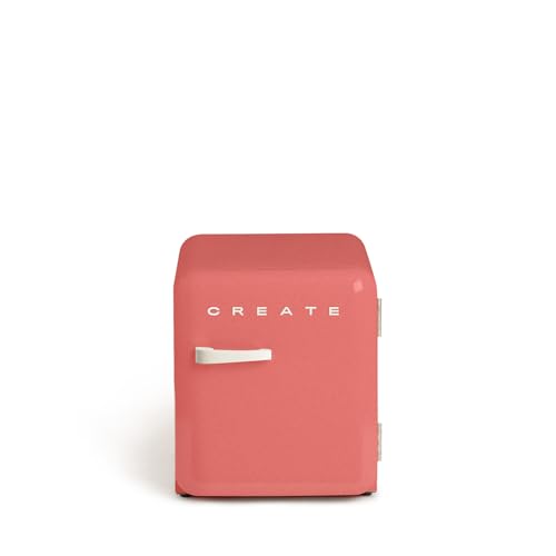 CREATE / RETRO FRIDGE 50 OFF WHITE/Kühlschrank in Terrakotta, Griff Cremeweiß / 85W, Minibar, eine Regalfläche, Retro-Design, 50cm, zwei Ablagen, 48L Fassungsvermögen, energiesparend, 50x44x49,8cm CREATE / RETRO FRIDGE 50 OFF WHITE/Kühlschrank in Terrakotta, Griff Cremeweiß / 85W, Minibar, eine Regalfläche, Retro-Design, 50cm, zwei Ablagen, 48L Fassungsvermögen, energiesparend, 50x44x49,8cm von CREATE