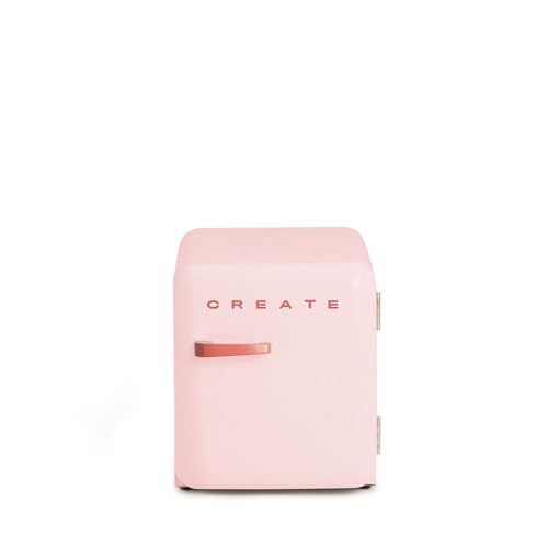 CREATE / RETRO FRIDGE 50 TERRACCOTA/Kühlschrank in Pastellrosa, Griff Terrakotta / 85W, Minibar, eine Regalfläche, 50cm, zwei Ablagen, 48L Fassungsvermögen, energiesparend, 50x44x49,8cm CREATE / RETRO FRIDGE 50 TERRACCOTA/Kühlschrank in Pastellrosa, Griff Terrakotta / 85W, Minibar, eine Regalfläche, 50cm, zwei Ablagen, 48L Fassungsvermögen, energiesparend, 50x44x49,8cm von CREATE