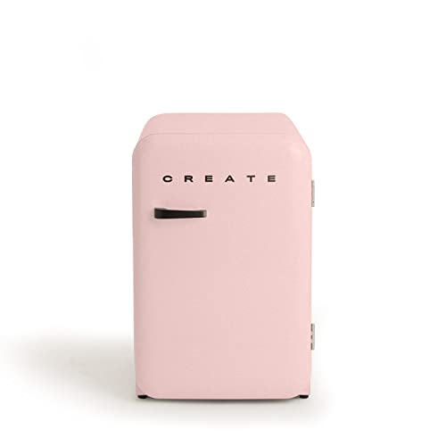 CREATE / RETRO FRIDGE 83.5 BLACK/Kühlschrank Pastellrosa, Türgriff, Griff Schwarz/Minibar, Gefrierkapazität, 83.5 cm CREATE / RETRO FRIDGE 83.5 BLACK/Kühlschrank Pastellrosa, Türgriff, Griff Schwarz/Minibar, Gefrierkapazität, 83.5 cm von CREATE