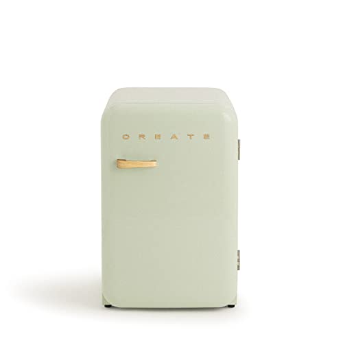 CREATE / RETRO FRIDGE 83.5 WOOD/Kühlschrank Pastellgrün, Türgriff, Griff Holz/Minibar, Gefrierkapazität, 83.5 cm CREATE / RETRO FRIDGE 83.5 WOOD/Kühlschrank Pastellgrün, Türgriff, Griff Holz/Minibar, Gefrierkapazität, 83.5 cm von CREATE