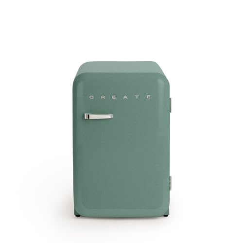 CREATE RETRO FRIDGE 83.5 SILVER / Kühlschrank grün Salbei Griff silber / 98 W, energiesparend, 2 Einlegeböden, Temperaturregler, Weinregal, 56 x 54 x 84 cm CREATE RETRO FRIDGE 83.5 SILVER / Kühlschrank grün Salbei Griff silber / 98 W, energiesparend, 2 Einlegeböden, Temperaturregler, Weinregal, 56 x 54 x 84 cm von CREATE