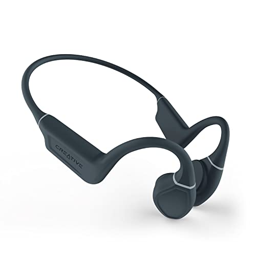 CREATIVE Outlier Free Wireless Bone Conduction Kopfhörer mit Bluetooth 5.3, IPX5 Schweiß- und Wasserspritzschutz, Multipoint-Konnektivität, bis zu 10 Stunden Akkulaufzeit, eingebautes Mikrofon von CREATIVE