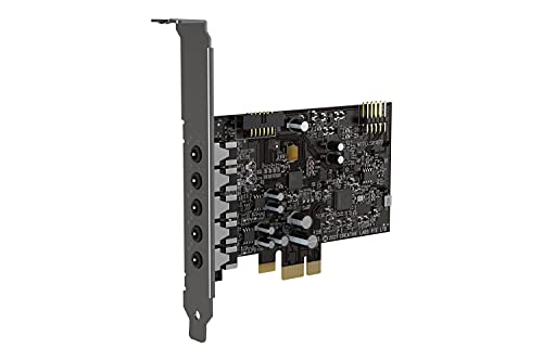 CREATIVE Sound Blaster Audigy Fx V2 Aufrüstbare hochauflösende interne PCI-e-Soundkarte mit diskretem 5.1-Sound und virtuellem Surround, Scout Mode, SmartComms Kit für PC von CREATIVE
