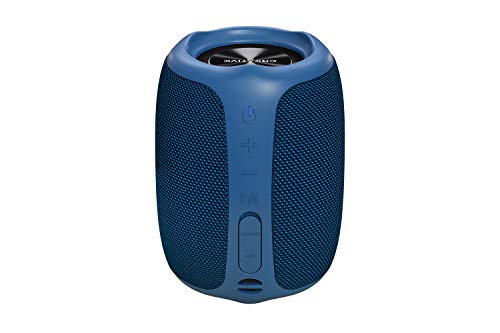 Creative MUVO Play – Portabler Bluetooth-5.0-Lautsprecher, wassergeschützt für den Außenbereich nach IPX7, bis zu 10 Stunden Akkulaufzeit, mit Siri- und Google- Assistent (Blau) von CREATIVE
