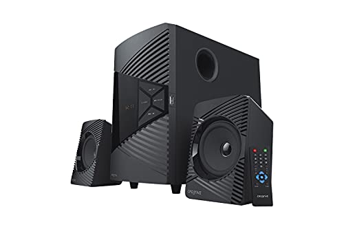 Creative SBS E2500 Leistungsfähiges 2.1-Bluetooth-Lautsprechersystem mit Subwoofer für Computer und Fernseher, Schwarz Creative SBS E2500 Leistungsfähiges 2.1-Bluetooth-Lautsprechersystem mit Subwoofer für Computer und Fernseher, Schwarz von CREATIVE