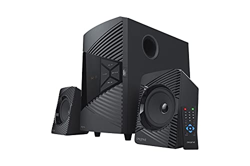 Creative SBS E2500 Leistungsfähiges 2.1-Bluetooth-Lautsprechersystem mit Subwoofer für Computer und Fernseher, Schwarz von CREATIVE