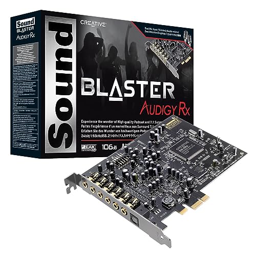 Sound Blaster 7.1 Soundkarte, Intern SoundBlaster Audigy RX PCIe x1 Digitalausgang von CREATIVE