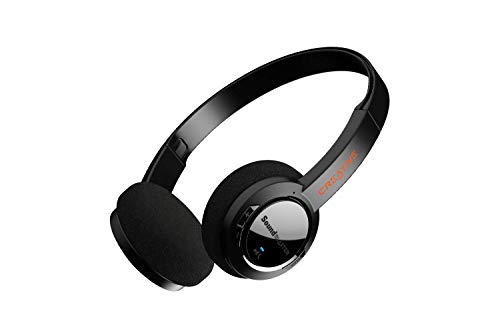 Sound Blaster JAM V2 leichter kabelloser On-Ear-Bluetooth 5.0 Kopfhörer mit USB-C, aptX Low Latency, aptX HD, Multipoint-Konnektivität, Spracherkennung und Rauschunterdrückung, 22 Stunden Akkulaufzeit von CREATIVE