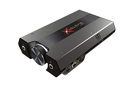 Sound BlasterX G6 7.1 HD externe Gaming-DAC- und USB-Soundkarte mit Xamp-Kopfhörerverstärker kompatibel mit PS4, Xbox One, Nintendo Switch und PC von CREATIVE
