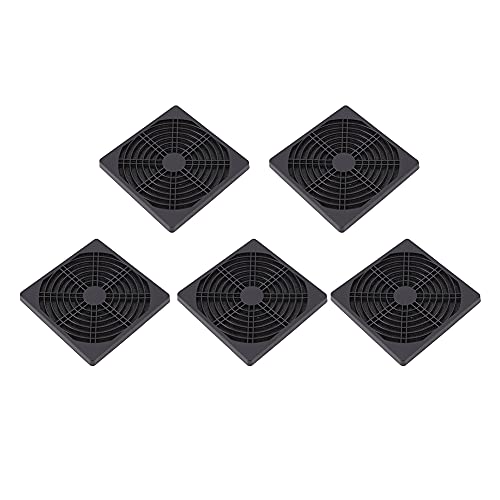 5 Stück Lüftergitter 60 mm 80 mm 90 mm 120 mm Gehäuselüfter Staubschutz Lüfter aus Kunststoff Filter Staubfilter Lüfter Gitter Schutz for Desktop-Computer von CRGANGZY