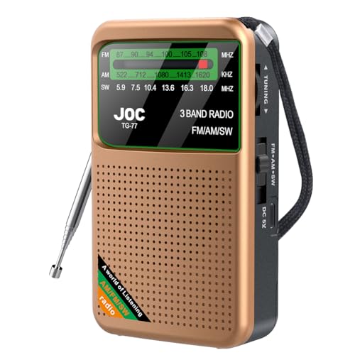CRGANGZY DAB-Radio tragbar – digitales Radio mit Netz- oder Batteriebetrieb, SW/AM/FM-Radio mit Stereo-Lautsprecher, Kopfhöreranschluss, kleines wiederaufladbares Arbeits-/Küchenradio, extra CRGANGZY DAB-Radio tragbar – digitales Radio mit Netz- oder Batteriebetrieb, SW/AM/FM-Radio mit Stereo-Lautsprecher, Kopfhöreranschluss, kleines wiederaufladbares Arbeits-/Küchenradio, extra von CRGANGZY