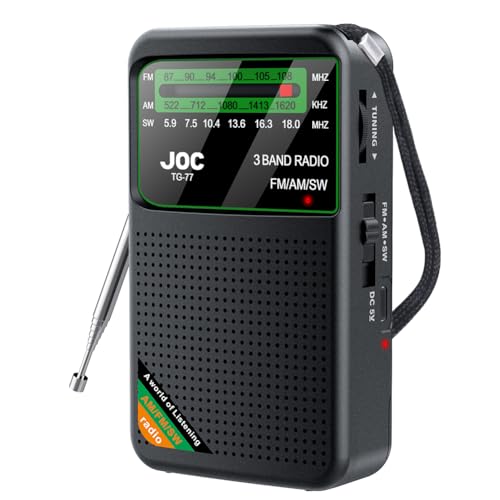 CRGANGZY DAB-Radio tragbar – digitales Radio mit Netz- oder Batteriebetrieb, SW/AM/FM-Radio mit Stereo-Lautsprecher, Kopfhöreranschluss, kleines wiederaufladbares Arbeits-/Küchenradio, extra CRGANGZY DAB-Radio tragbar – digitales Radio mit Netz- oder Batteriebetrieb, SW/AM/FM-Radio mit Stereo-Lautsprecher, Kopfhöreranschluss, kleines wiederaufladbares Arbeits-/Küchenradio, extra von CRGANGZY