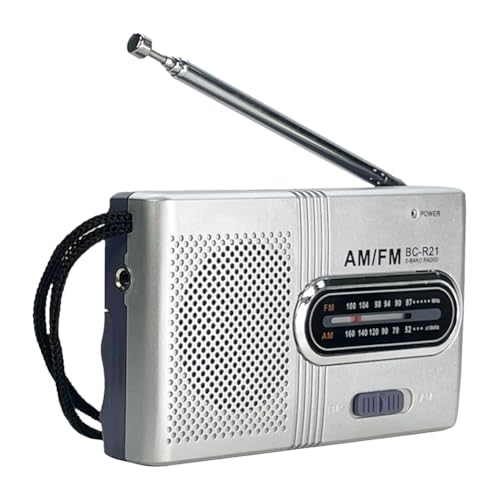 CRGANGZY Tragbarer Funkrezeptor, Multifunte Multifunktion Minetavoz, AM FM -Transistor mit Kopfhöreranschluss, FM Tragbarer Pocket Radio Music CRGANGZY Tragbarer Funkrezeptor, Multifunte Multifunktion Minetavoz, AM FM -Transistor mit Kopfhöreranschluss, FM Tragbarer Pocket Radio Music von CRGANGZY