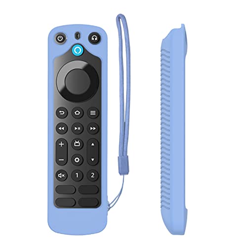 CRGANGZY Waschbare Fernbedienung Schutzhüllen mit Schlüsselband Fernbedienung Hülle Anti Verlust Ersatz All Inclusive for Amazon Alexa Voice Remote Pro for Fire TV von CRGANGZY