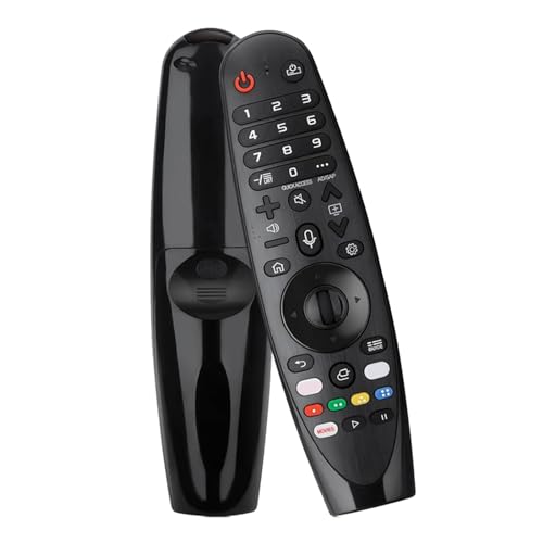 CRGANGZY kompatibel mit LG AN-MR20 TV-Fernbedienung AKB75855501 AN-MR20GA Ersatz-Magic-Voice-Fernbedienung mit Zeiger for Netflix/Prime Video Google/Alexa for OLED/NanoCell/UHD von CRGANGZY