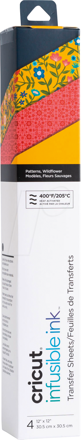 CRICUT 2006771 - Infusible Ink Transferbogen - 4 Bogen 30,5 x 30,5 cm von CRICUT