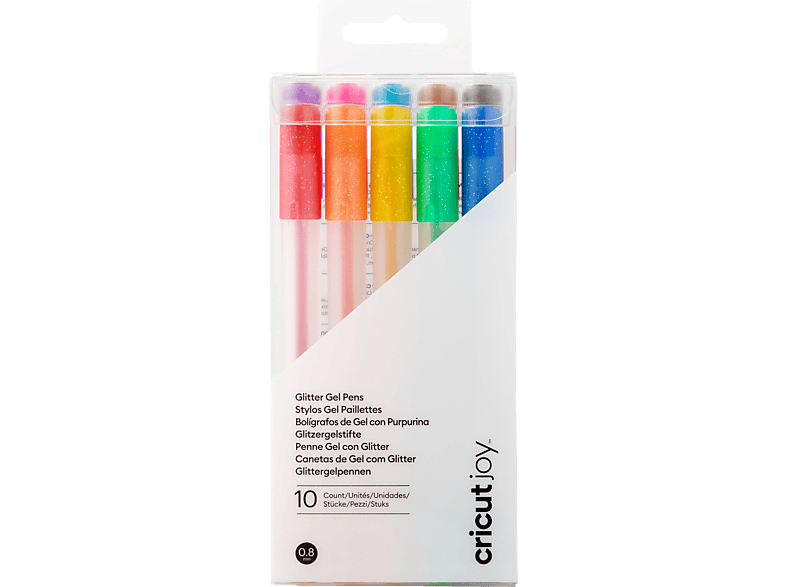 CRICUT Joy 10er Pack Glitzer-Gel Stifte Regenbogenfarben von CRICUT