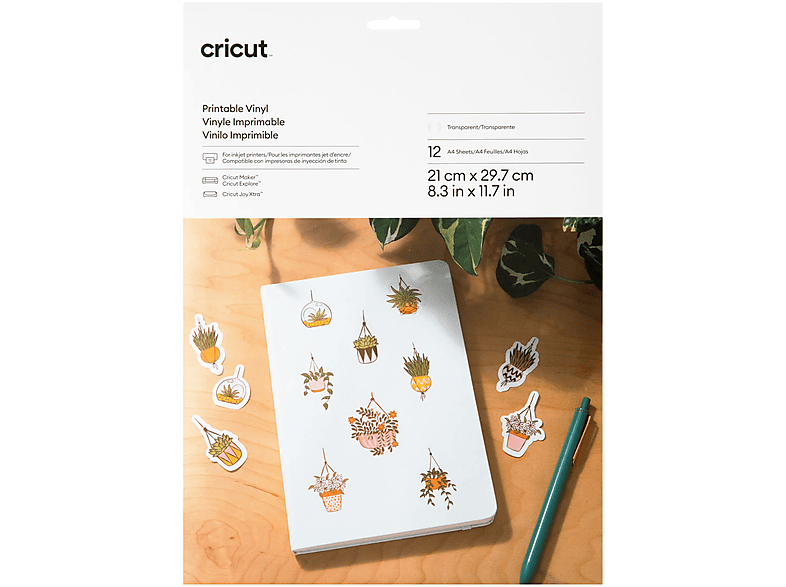 CRICUT Printable Vinyl A4 - 12 Bögen Vinlyfolie CRICUT Printable Vinyl A4 - 12 Bögen Vinlyfolie von CRICUT